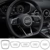 Auto Styling Lenkrad Mittelabzeichen Dekoration Abdeckung Für A3 A5 A4L Q5 A8L Q8 Q7 SQ5 Q5L Q6 A7L A6L A7 A8 2018-2024 Q3