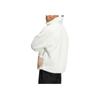 Adidas Originals Fur Jacket With Large Logo, Zip Stand-Up Collar And Drawstring Unisex Tops Multicolor HR3485