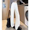 2026 Spring/Autumn New Style High Waist Slim Fit Wide Leg Straight Floor-Length Banana Pants