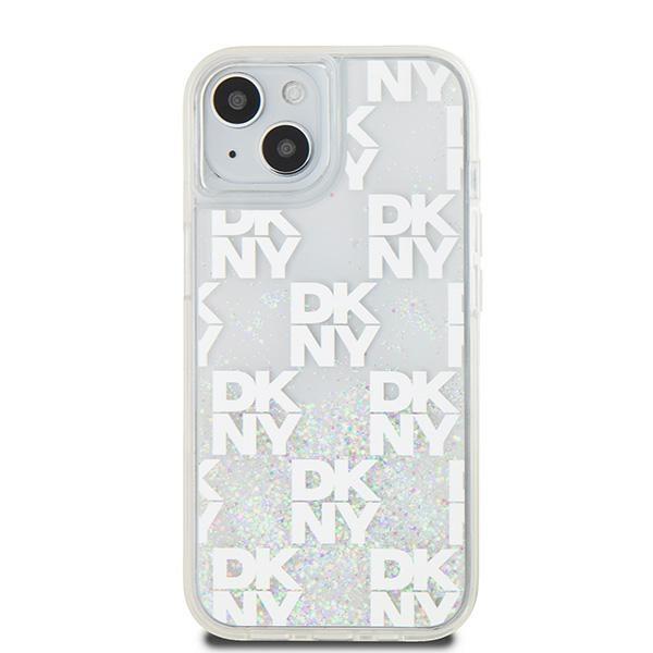 Dkny Dkhcp15Slcpept Iphone 15 / 14 / 136.1 Biały/White Hardcase Liquid Glitter Multilogo