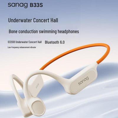 B33S Bone Conduction Swimming Headphones