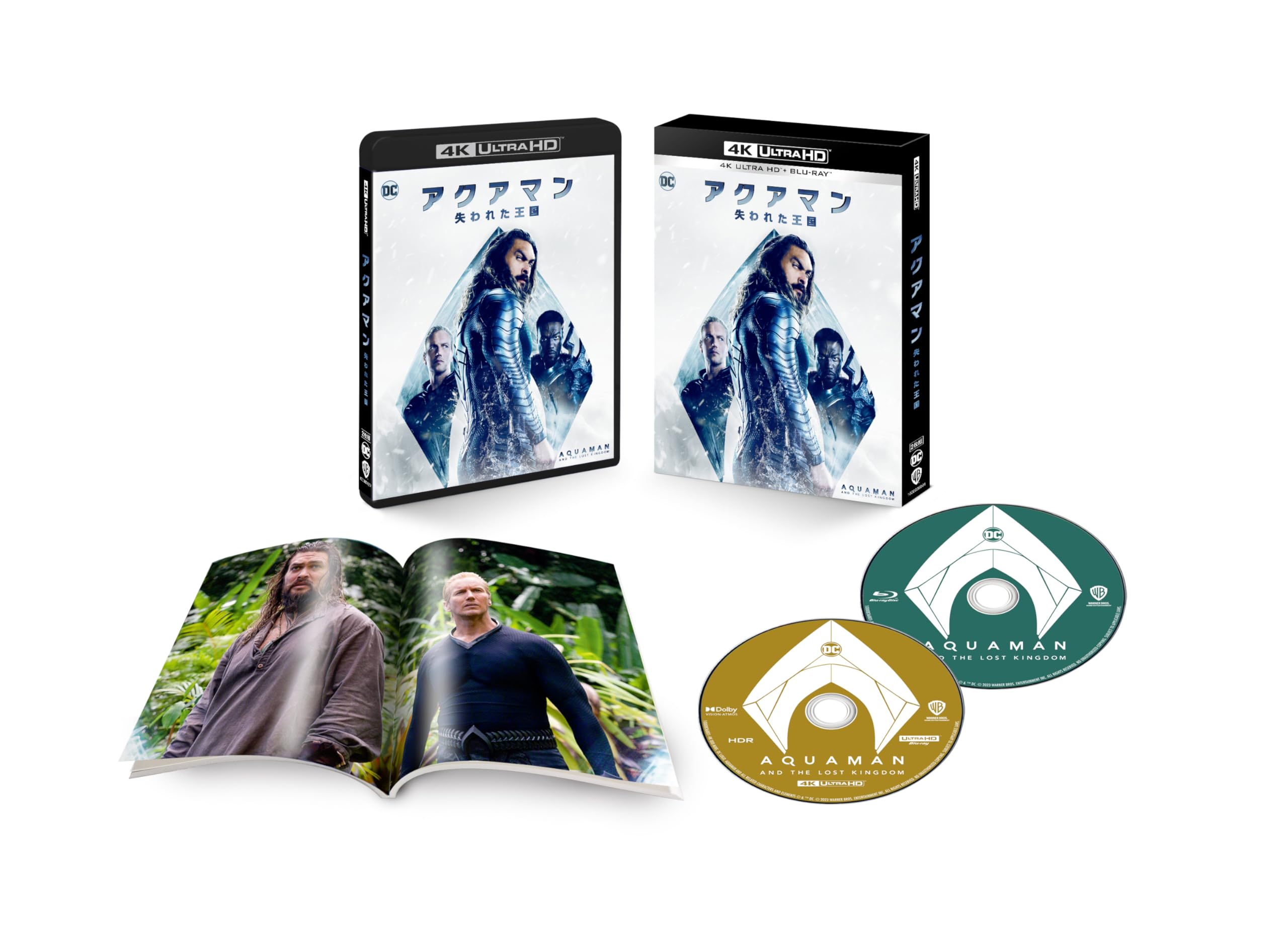 

Press The Lost Kingdom ULTRA HD Set with ULTRA HD (First Edition) Aquaman (4K & Blu-ray Set) (2-Disc Booklet) [4K + Blu-ray]