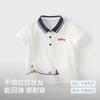 David Bella Boys' Short Sleeved T-shirt New Summer Dress Children's Elegant Polo Shirt Top Baby Bottom Shirt