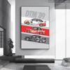 Classic Racing LE MANS Car Poster Print Canvas Painting Home Decor Wall Art Picture for Living Room Office Frameless Cuadros No Frame