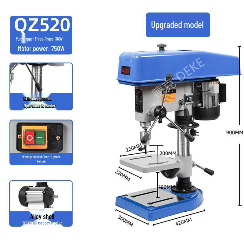 Deke Z516BC 16mm High Power 750W Bench Drill Press & Mill Machine