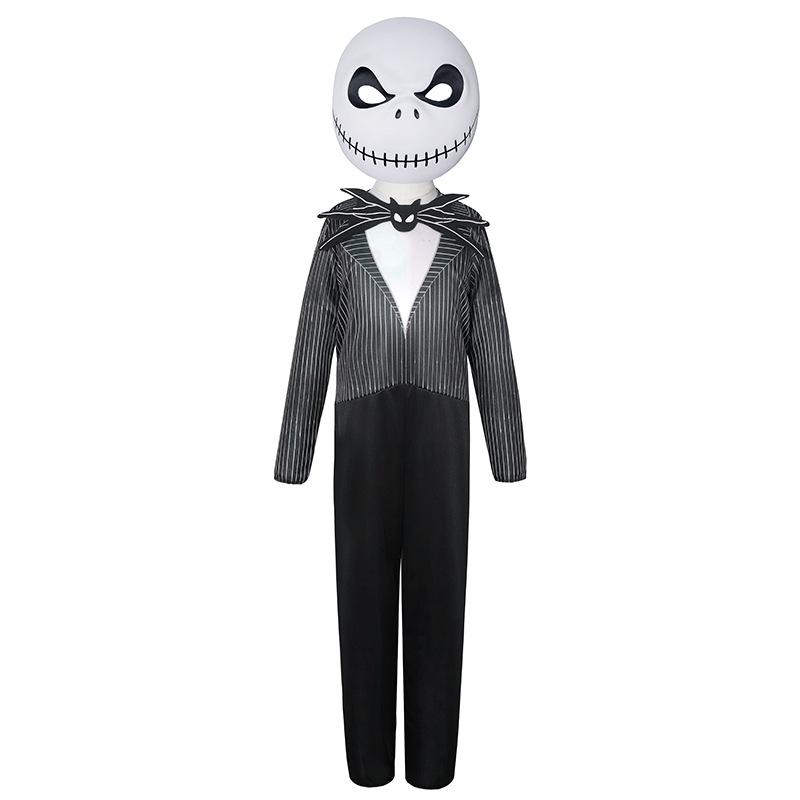 Before Nightmare The Christmas Jack Skellington Cosplay Childern Costume Party