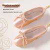Ballettschuh-Anhänger: Handgefertigter Satin-Spitzschuh-Anhänger Schlüsselanhänger