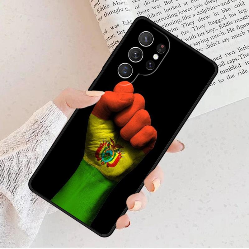 Bolivia Flag Art Phone Case For Samsung Galaxy S25 S23 S30 S8 S21 S20 FE S24 S22 Note 10 20 Plus lite Ultra