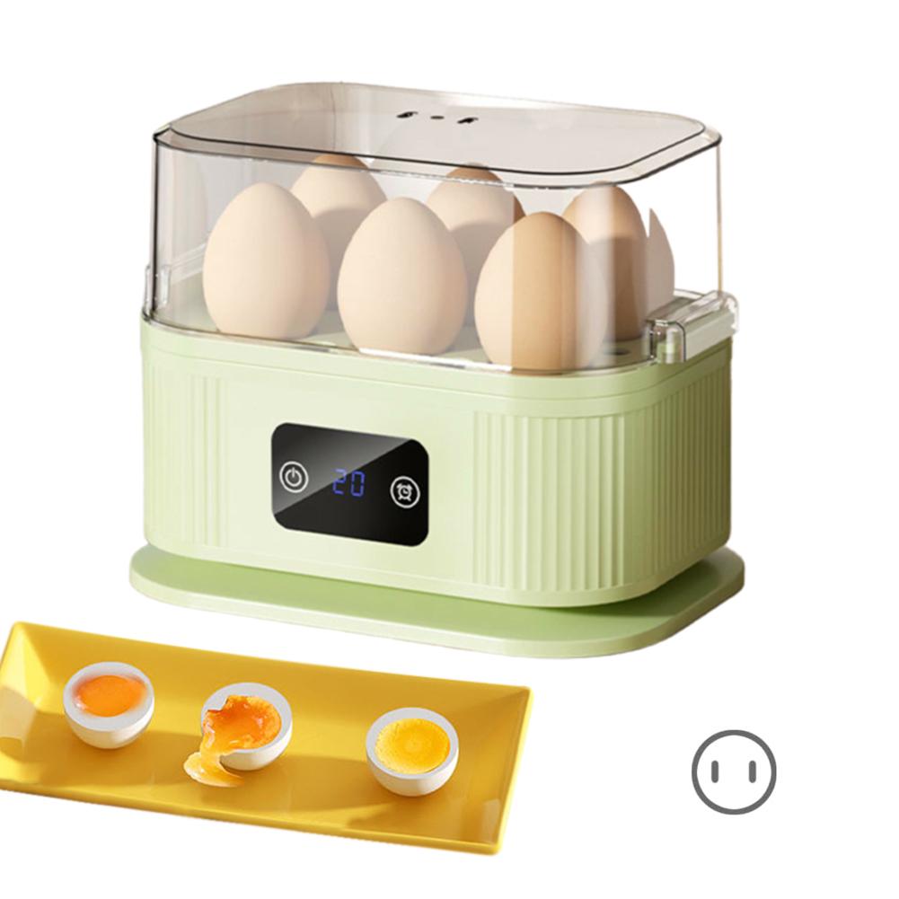 Portable Mini Multifunctional Egg Steamer 6 Adjustable Time Setting Breakfast Egg Maker 6 Eggs Boiled Machine Egg Cooker
