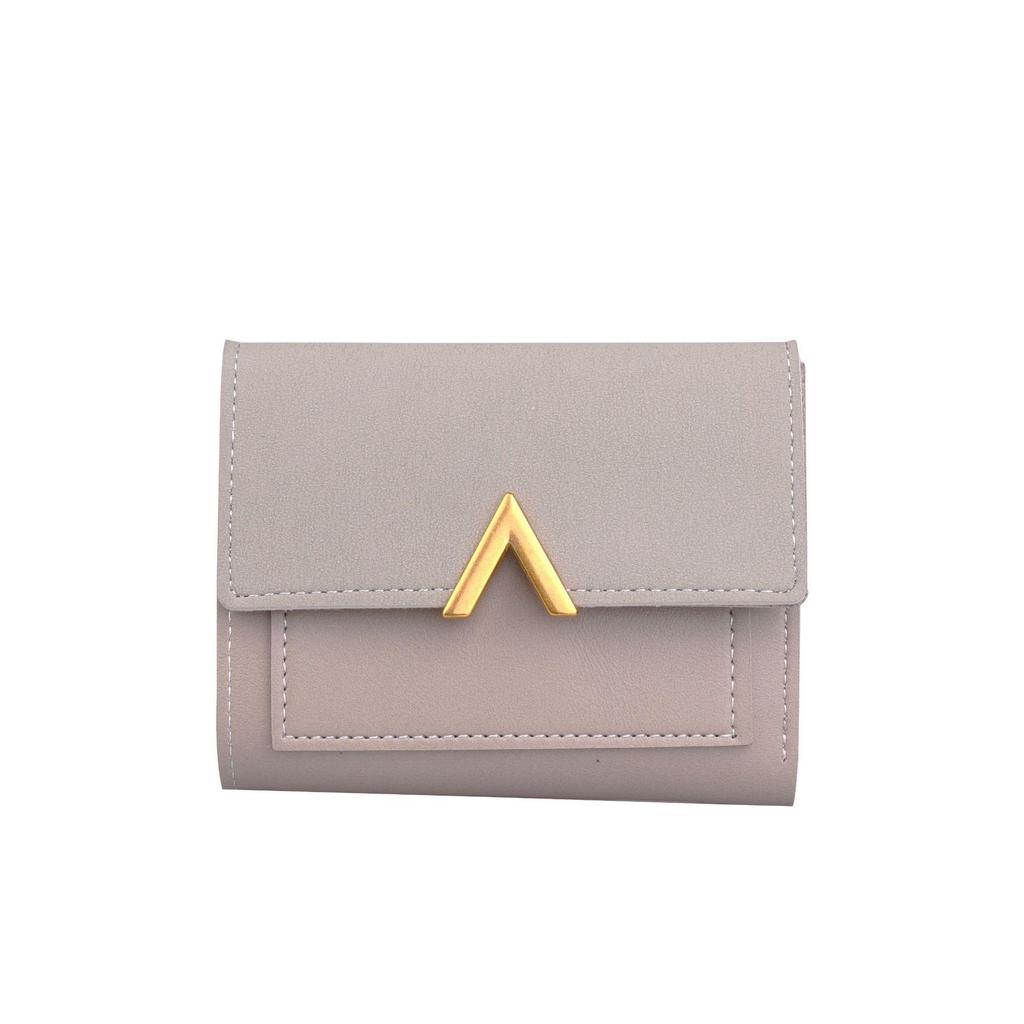 Women's Korean Style Tri-Fold Wallet: Short, All-Match Coin Purse & Card Holder
