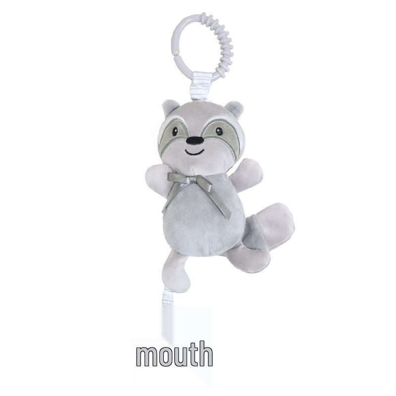 

Baby Stroller Pendant with Music & Teether - Soothing Car Hanging Toy for 0-1 Year Olds