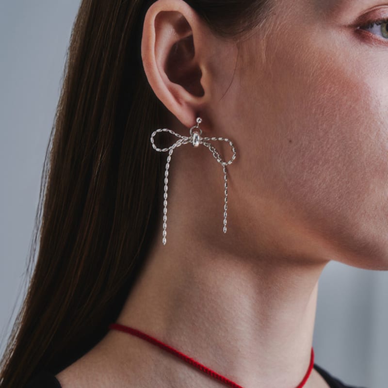 liersi L Chandelier Ribbon Earrings