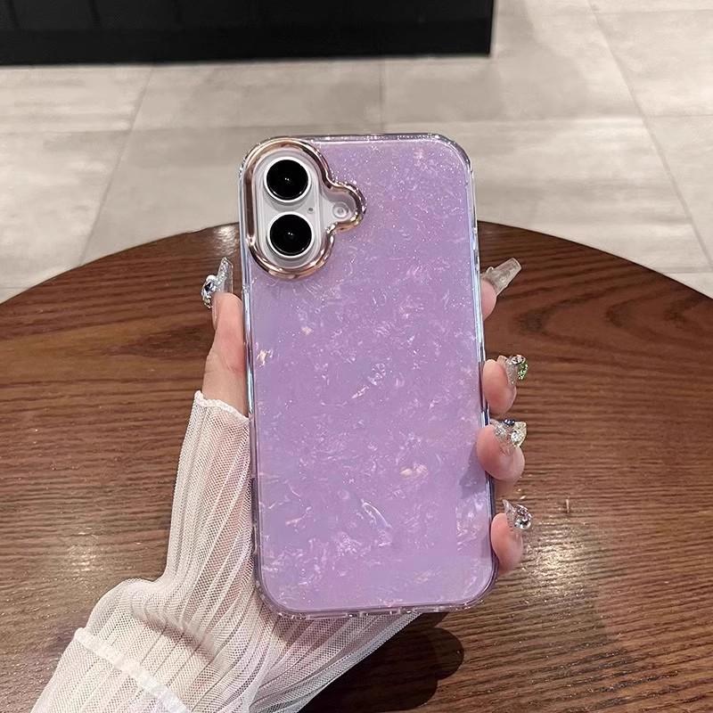 Fairy Dream Glitter Shell Pattern for iphone17ProMax Apple 16 Mobile Phone Case Premium Protective Case