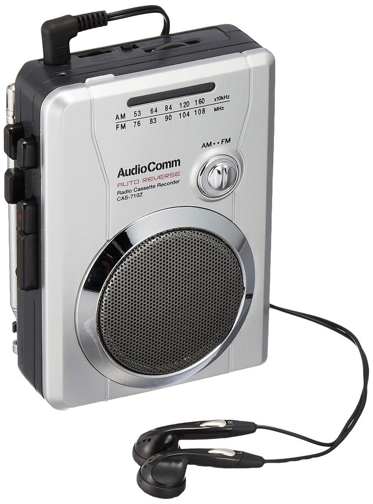 OHM AudioComm Radio Cassette CAS-710Z with AM/FM Recording