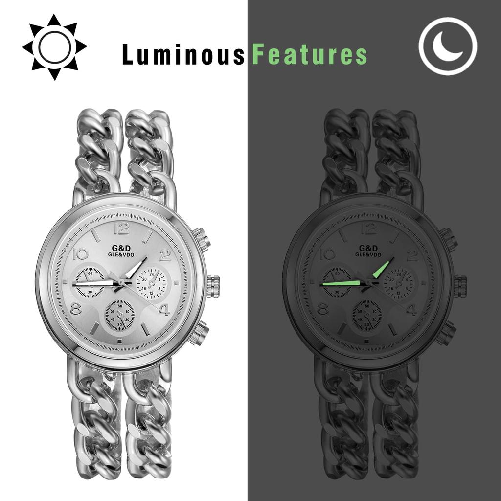 Women's Watch Bracelet Chain Analog Display Waterproof Popular Cute Simple Ladies Watch Gold Silver Birthday Anniversary Christmas Valentine's Day