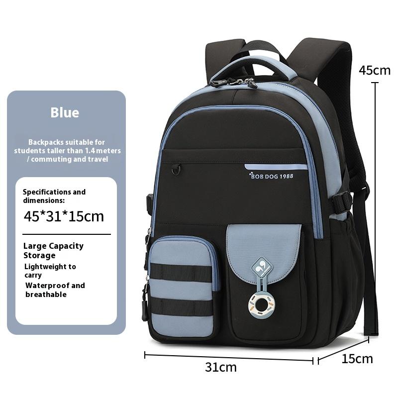 Middle School Student Backpack, Casual Large Capacity Lightweight Backpack, 6-9Th Grade Internet Celebrity Daifa Primary School