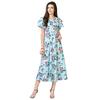 OOMPH! Women' Western & Fusion Wear Midi Dresses for Women, Beach, Md57