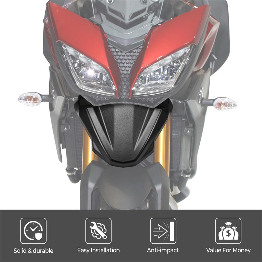 Black Front Fender Beak Extension Wheel Cover Cowl For Yamaha MT-09 Tracer FJ-09