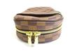 Authentic LOUIS VUITTON Special Order Damier Brown Leather Belt Bag Gange #9680  Refurbished
