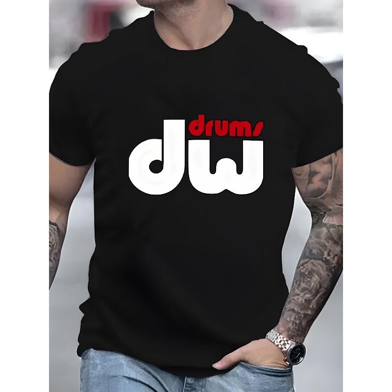 

Unique Pattern Slightly Loose Straight Men s T-shirt Short Sleeve Men s Cotton T-shirt, Suitable for Birthday, Holiday, Casual and Daily Wear. S чёрный