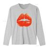 Red Kiss Lips T Shirt vintage Washed Breathable fashion streetwear Stylish Comfortable graphic Soft Unisex homme