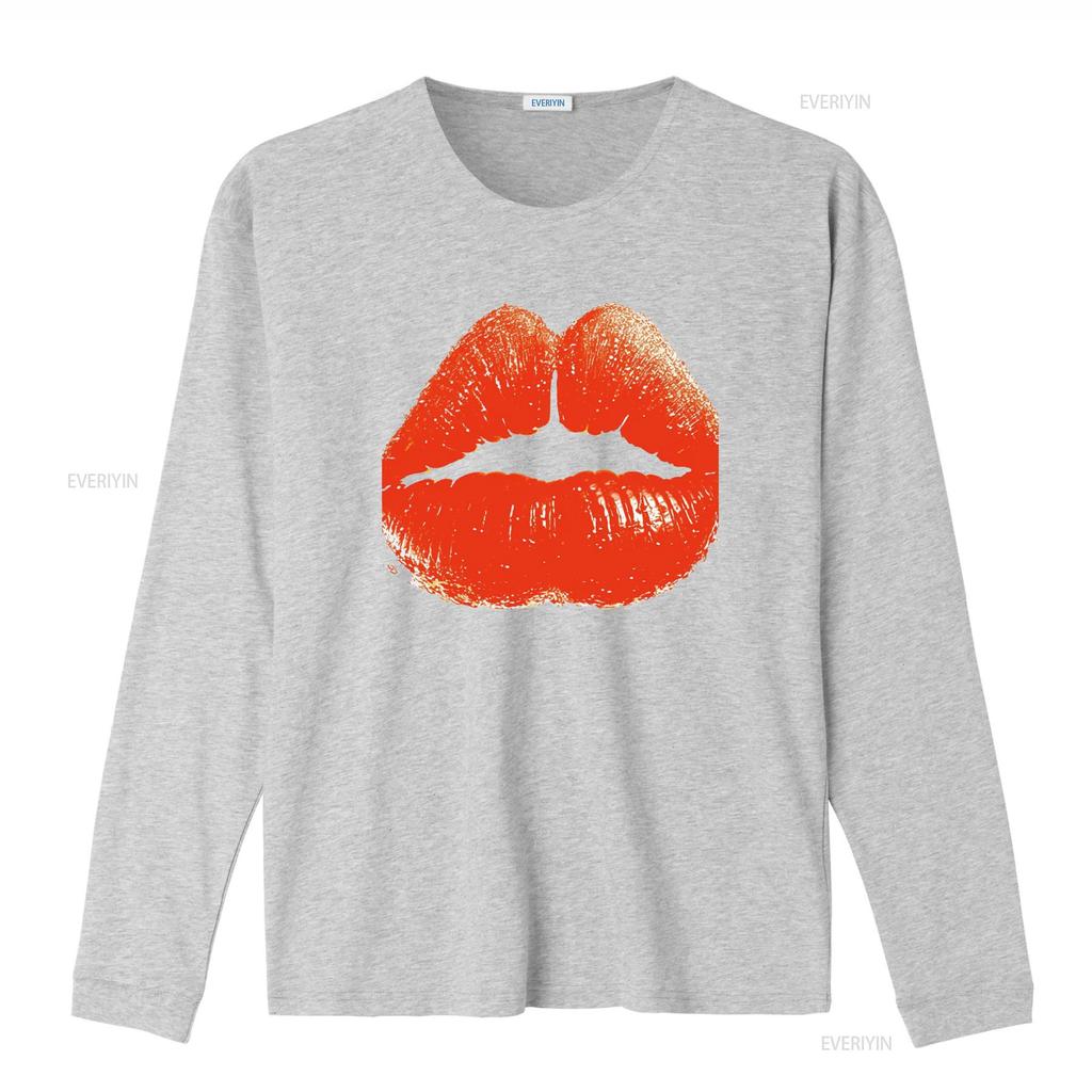 Red Kiss Lips T Shirt vintage Washed Breathable fashion streetwear Stylish Comfortable graphic Soft Unisex homme
