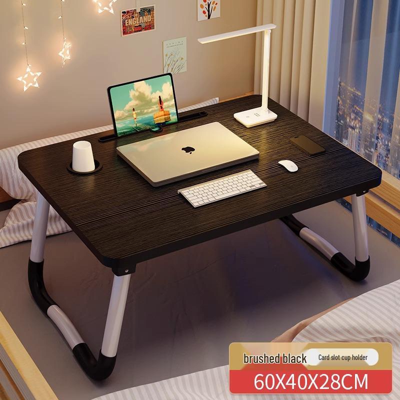 Foldable Bedside Table: Compact Desk for Dorms and Bedrooms