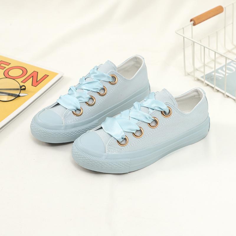 

Весна и лето Новые модные повседневные парусиновые туфли Легкие дышащие прогулочные туфли 39 синий