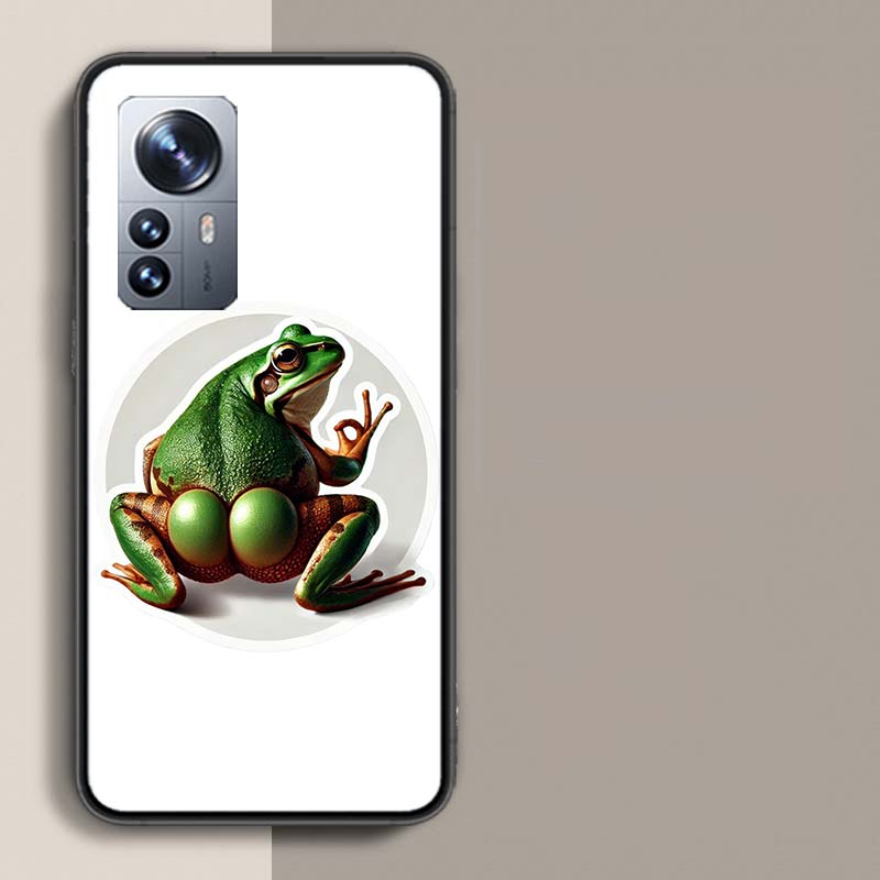 Frog Butt Phone Case For Redmi Note 15 Pro 5G 14 13 12 Pro Plus 11 11T 11E 11S 10 Pro 10S 9 9S Cover Cell Clear with Suitable Ca