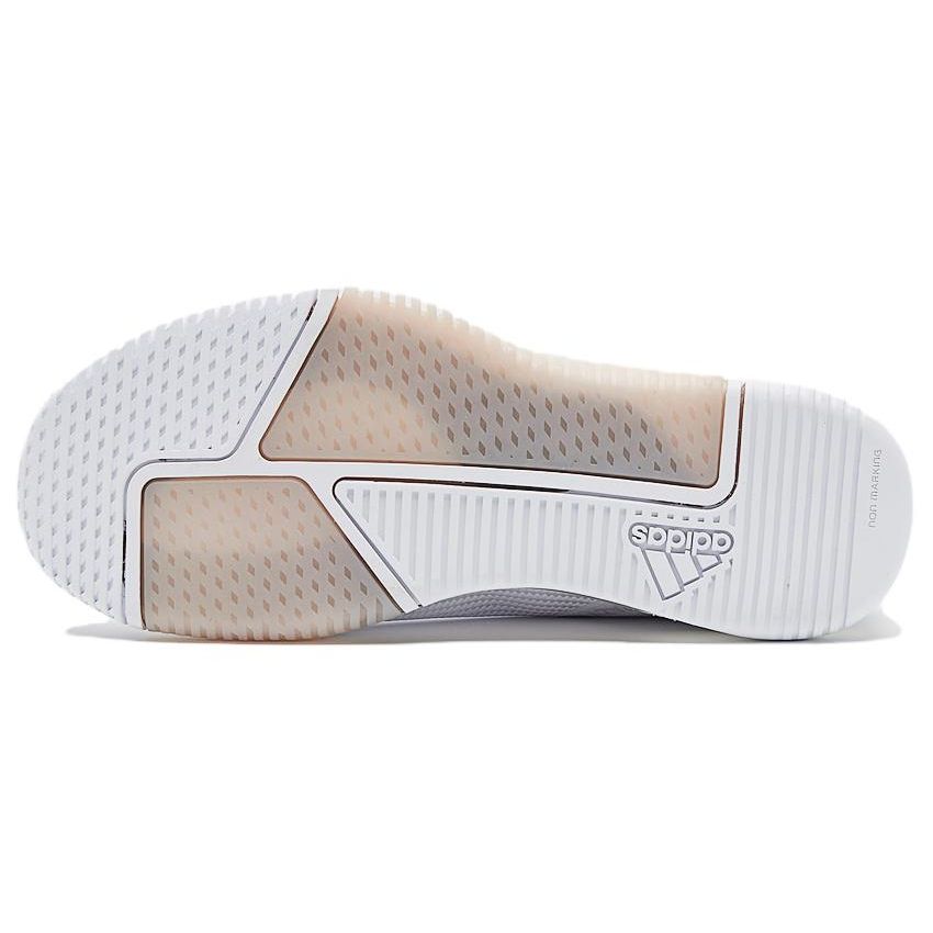 Adidas Crazy Train Series Non-Slip Lightweight Low-Top Basketball Shoes Men Sneakers White BA8003