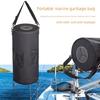Reusable Outdoor Trash Bag Waterproof Folding Storage for Boating Camping Beach Activity Heavy Type Fabric Texture