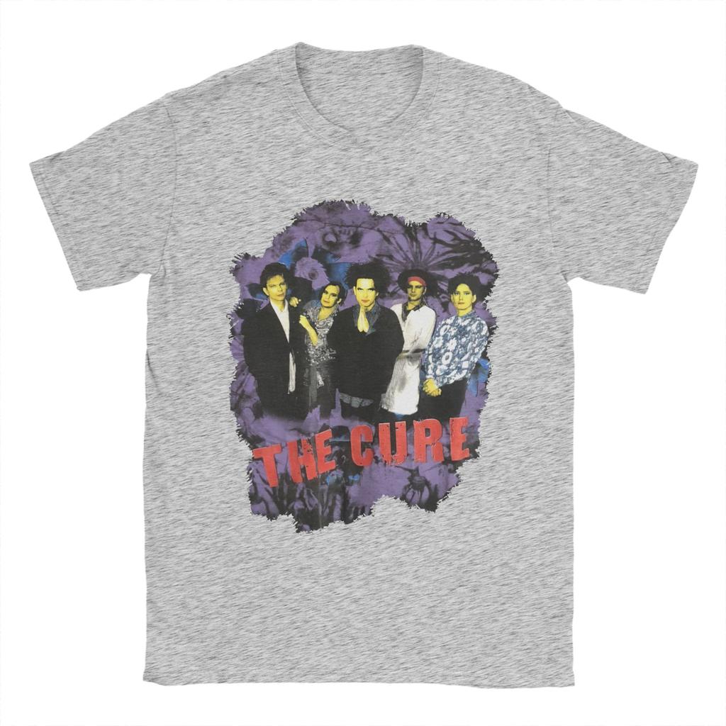 Lustiges The Cures Gebet T-Shirt Herren Rundhals Kurzarm Kleidung Vintage 80er Baumwolle Sommer Tops
