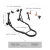 SucceBuy 850lbs Motorradständer Heber Front Heck Kombi Ständer Heber Ständer Vorderrad Hinterrad Gabelständer Schwerlast Hinterradständer