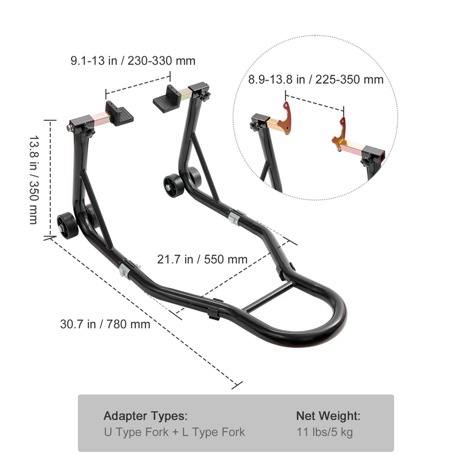 

SucceBuy 850 фунтов Мотоциклетный подъемник Стойка Комбо подъемник Передняя и Задняя Стойка Подъемник Стойка Передняя и Задняя Стойка для Вилки Колеса Сверхмощная Стойка для Заднего Колеса