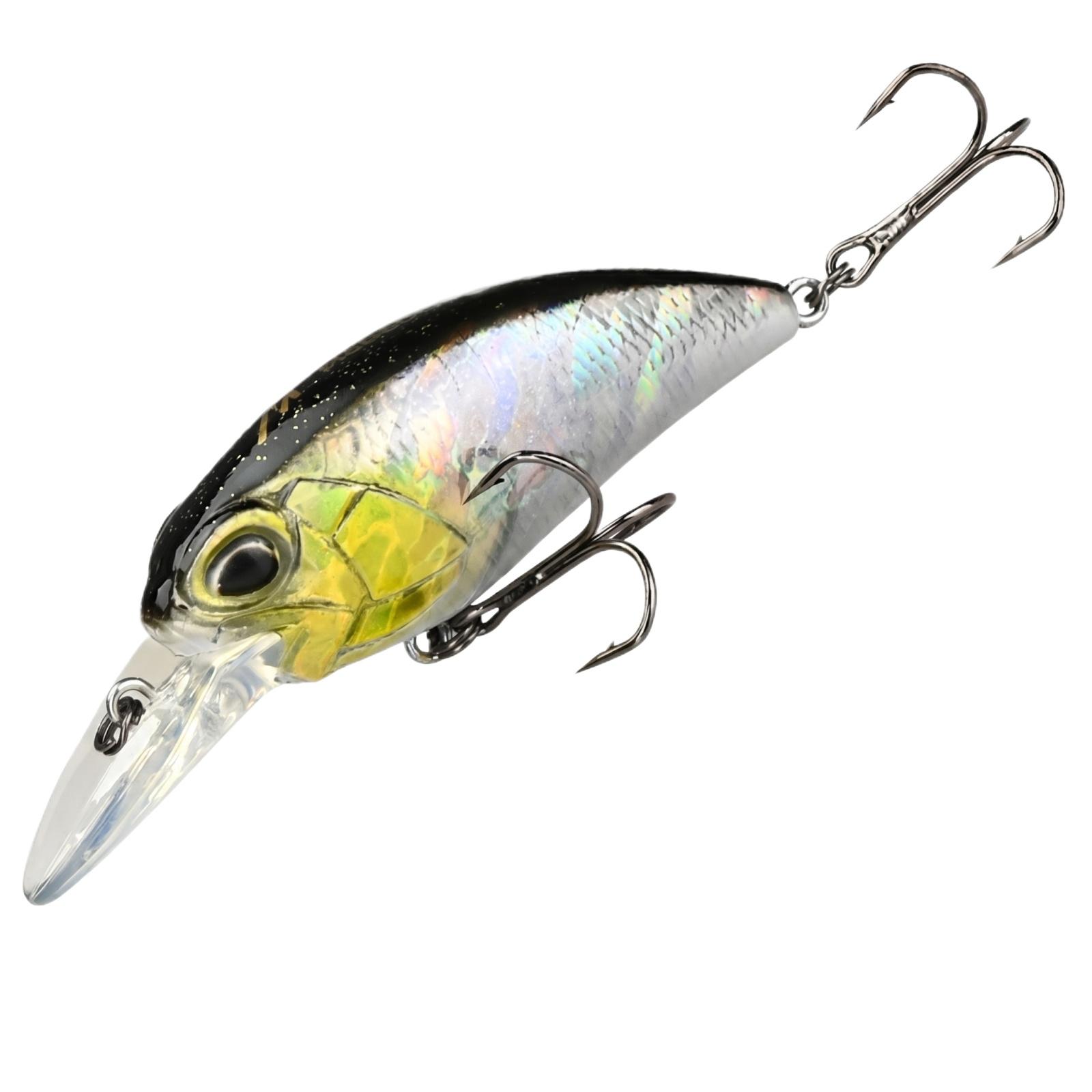 Fishing Crankbait Hard Lure Single Hook Micro Stream Minnow Lure for Trout Bass Pike Crank Bait Fishing Tackle