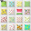 Summer Fruit Pattern Cushion Cover Home Living Room Bedroom Sofa Children'S Room Decorative Pillow Cover 45*45Cm