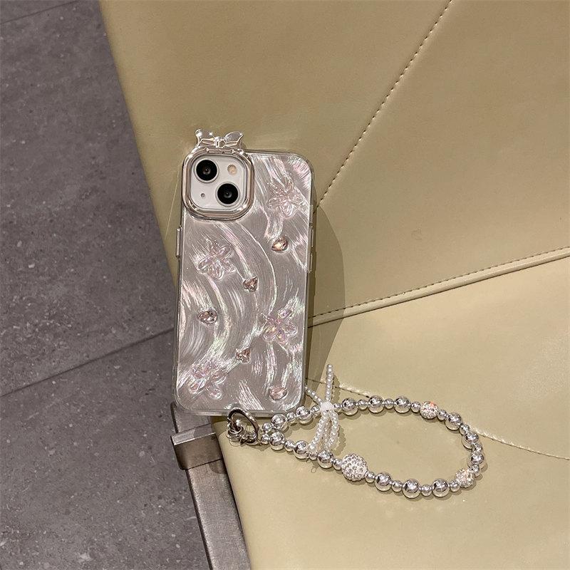 

Роскошный чехол для телефона с разноцветными бриллиантами и морской звездой в бантике для iPhone 15 Pro Max 14 Plus 13 12 Pro 11, универсальный защитный чехол от падения iPhone 13