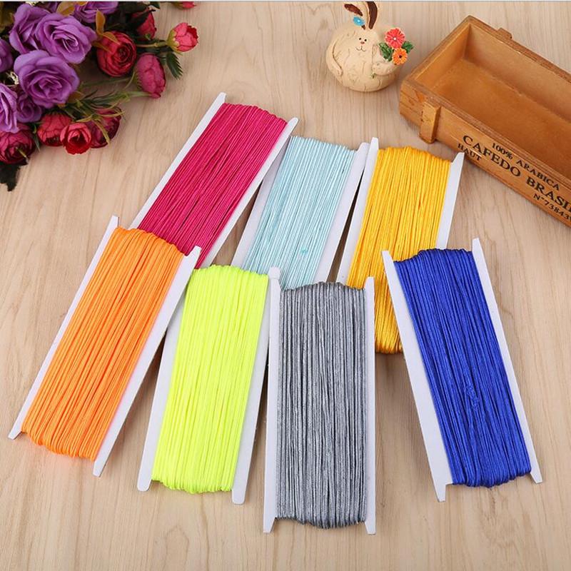 34 Yards (31 Meter) 3MM Chinesischer Knoten Soutach Farben Nylon Schnur Faden Saite für DIY Perlen Schmuck Handgefertigt Geflochtenes Material