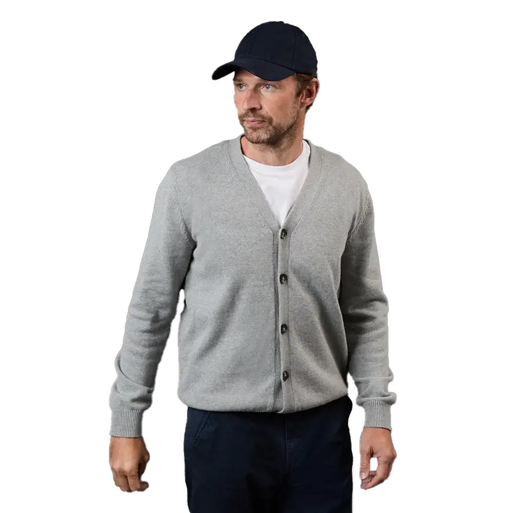 Maine Mens Knitted Cotton Cardigan
