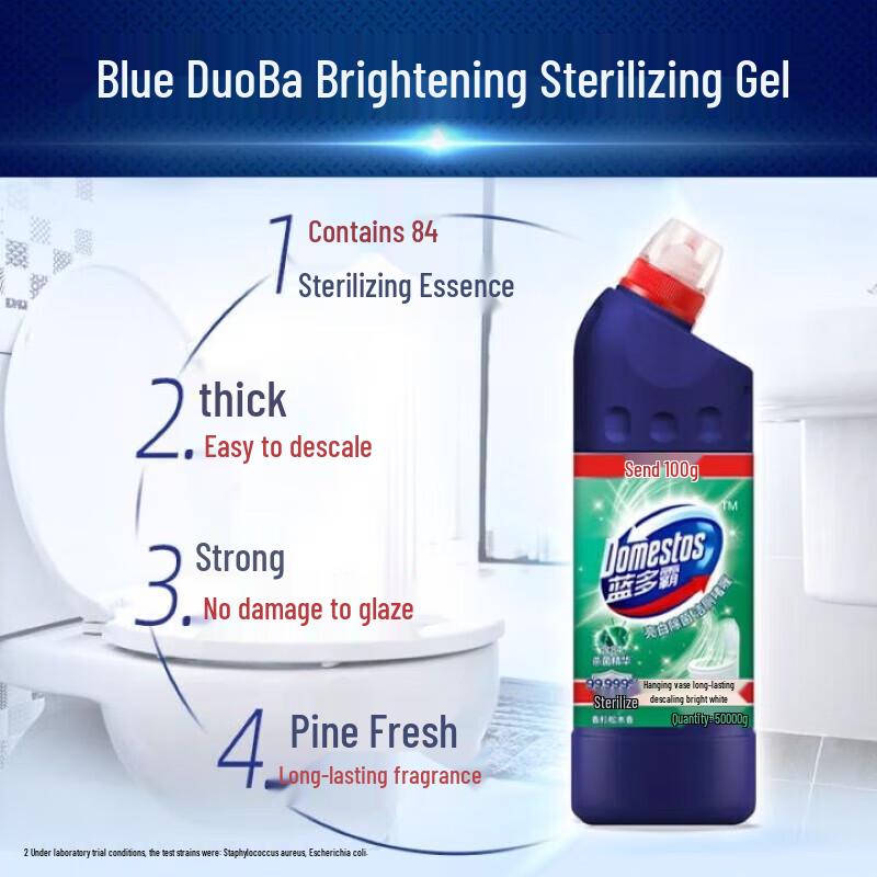 DOMESTOS Antibacterial Toilet Cleaner Gel