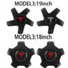 4Pcs Auto Wheel Center Caps Hub Cover Five Claw Type Hubcap Valve Cap For Tesla Model 3 18/19 Inch OEM 1044234-B 1529680-A