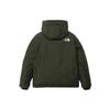 The North Face Puffer Jacket Winter Unisex Army Green NJ1DN66C