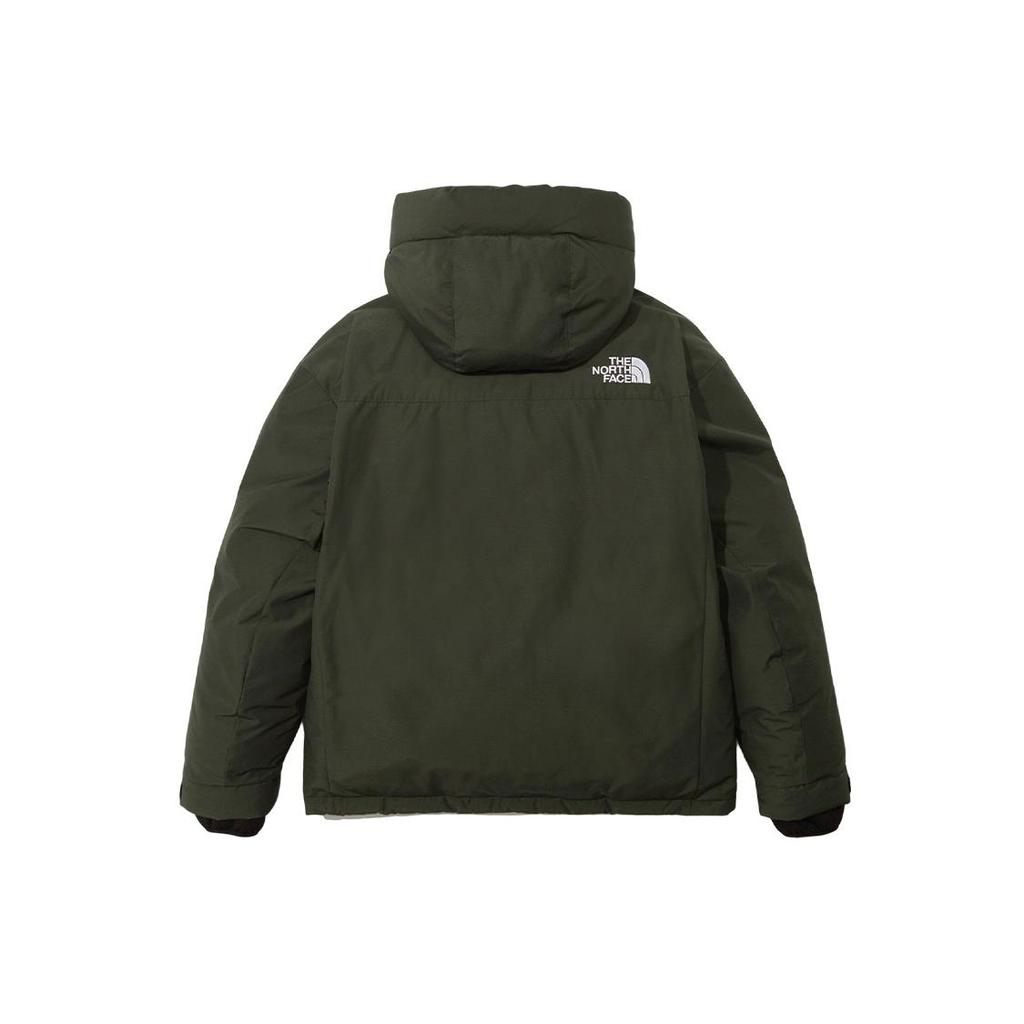 The North Face Puffer Jacket Winter Unisex Army Green NJ1DN66C