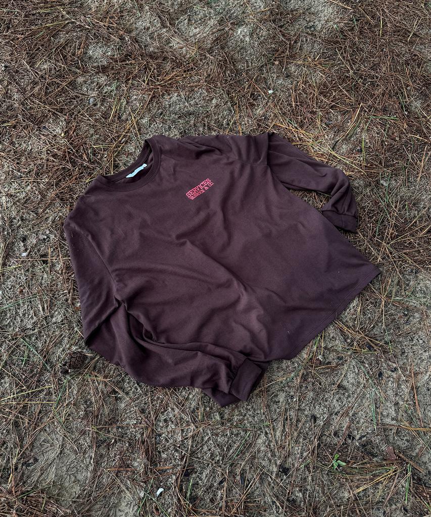 VASROCK Slogan Long Sleeve Maple