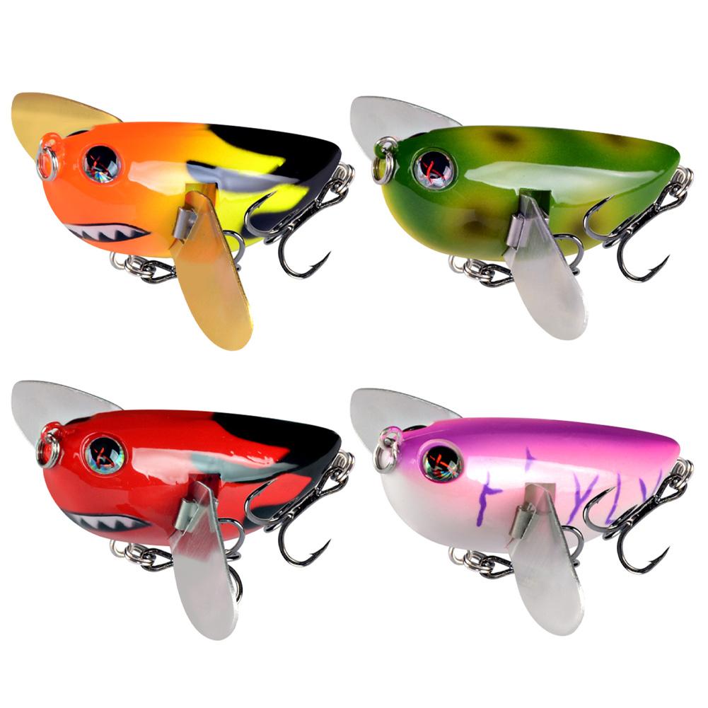 6cm 12.7g Simulace Cikády Rybářské Lure Kovová Čepel Křídla Popper Plovoucí Tvrdé Wobblery Návnada Crankbait Rybářské Příslušenství