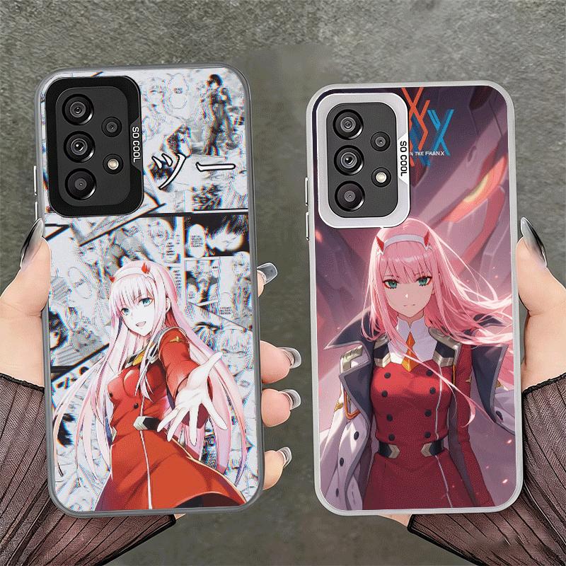 Darling Zero Two 02 Anime Soft Phone Case for Samsung A17 A16 A15 A14 A13 A57 A56 A55 A54 A53 A37 A36 A35 A34 A33 A26 A25 A24 A2