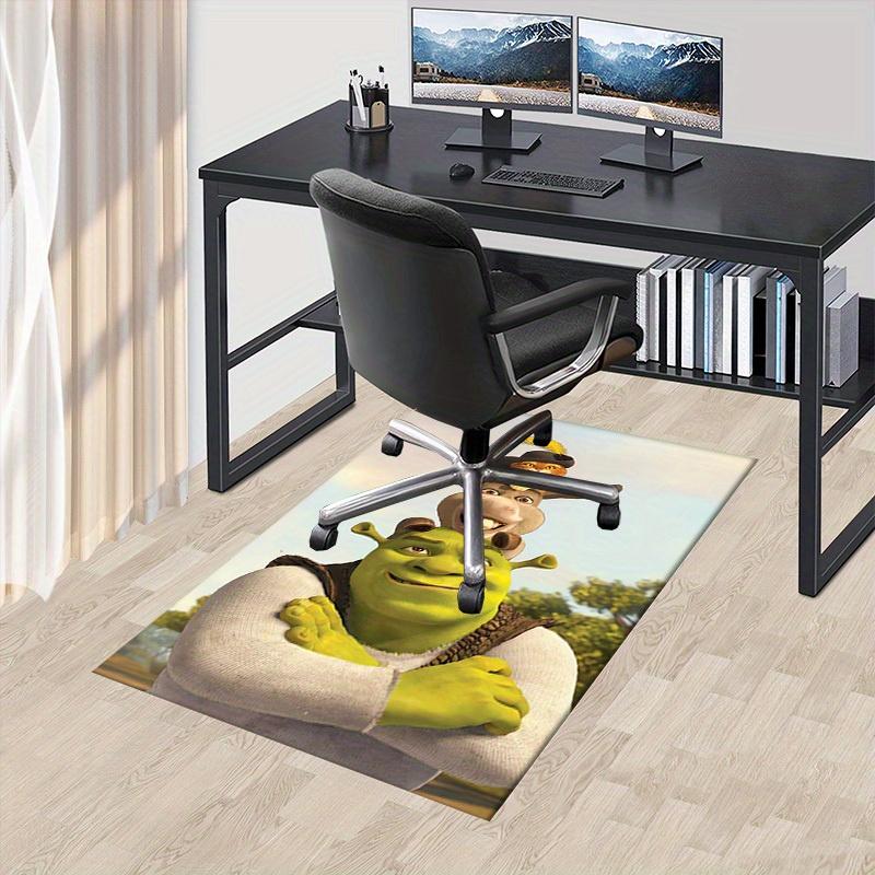 Donkey,Cat,Shrek Office Carpet Soft Polyester Entrance Carpet Washable Non-slip Machine Washable Indoor Carpet Living Room Bedroom Dining Ta 60cm by 90cm