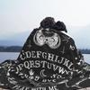 Ouija Board Bat Black Blanket Soft Warm Flannel Throw Blanket Bedding for Bed Living room Picnic Travel Home Couch