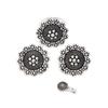 Fashion Jewellery Set for Women Antique Oxidised Silver Plated Tribal Jewellery Necklace Earring Set for Women & Girls