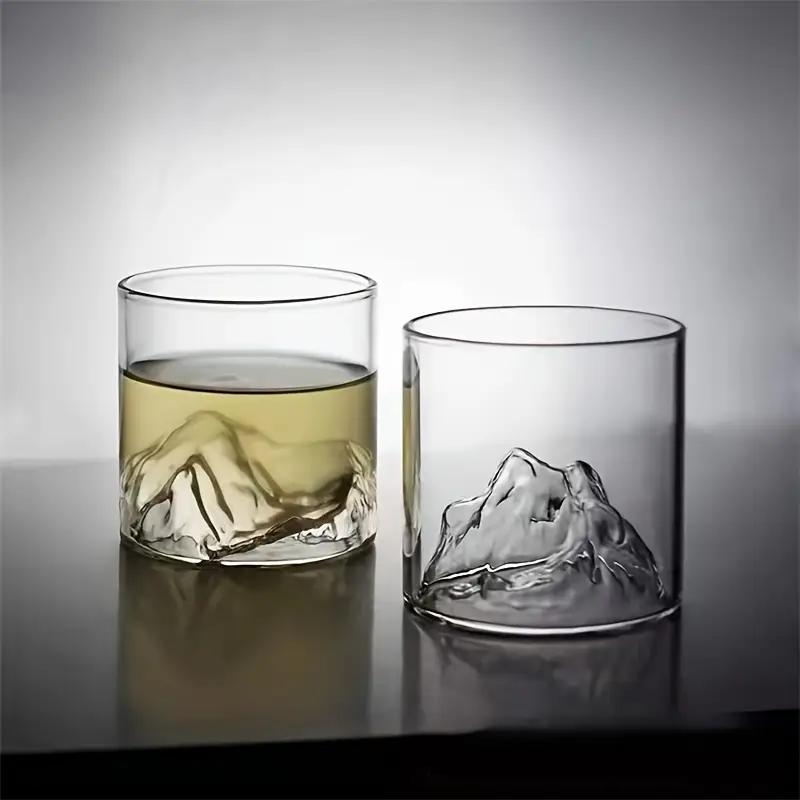 180/300ml Whiskey Glasses Mount Japanese Whiskey Glasses Fuji-Mount Drinking Glass Mountain Water Glass Drinking Glass Mug Cup